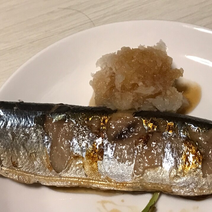 フライパンで作る！秋刀魚の塩焼き